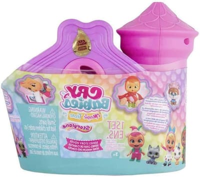 Sprookjeshuis Speelgoed - Verzamelpoppen Huis - Verrassingen Ontdekken - Huilende Poppen - 13 cm Hoog - Multicolor