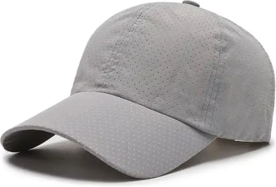 Hikr Sport Cap - Outdoor Pet - Koelpet - Ademend - Lichtgewicht - Running cap & hardloop pet - Sportieve Pet - Sports Cap - Wandelen & Fietsen - Lichtgrijs L/XL