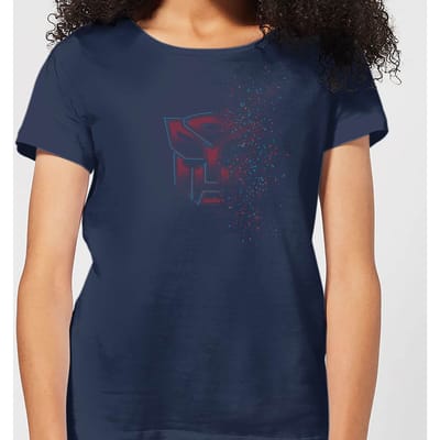 Transformers Autobot Fade Women's T-Shirt - Navy - M
