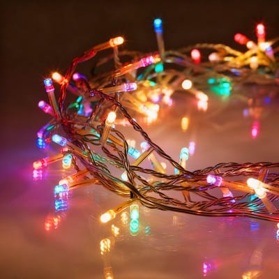 MUPOO Fairy Lights Led Lichtsnoer 20 Meter 200 LEDs - Multicolor - Kerstverlichting Binnen & Buiten Met 6U/24U Timer, Memory Functie en 8 Lichtstanden - Energiezuinige Low Voltage Snoerverlichting Voor Tuin, Huis, Trouw, Kerst & Feest