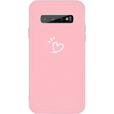 Mocaa Samsung Galaxy S10 Plus Love Heart Case Roze