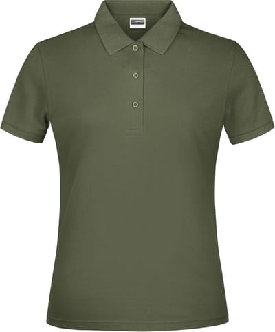 James And Nicholson Dames/dames Basic Polo Shirt (Olijf)