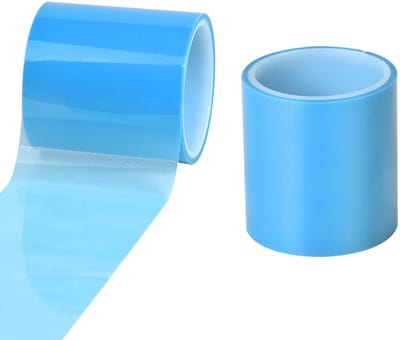 BRENZOOS- Maskingtape 50mm x 5m - Set van 2 - PET Film - Zelfklevend - Lekvrij - Temperatuurweerstand 90°C/120°C - Verf Tape