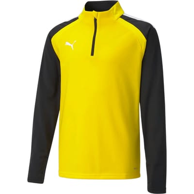 Kinder sweatshirt met 1/4 rits Puma teamLIGA