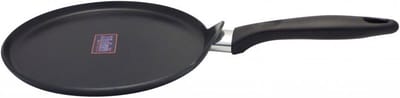 Inductie Crêpe Pan - Koekenpan - Pannenkoeken Bakken - Rechter Ontwerp - 600 ml - Zwart