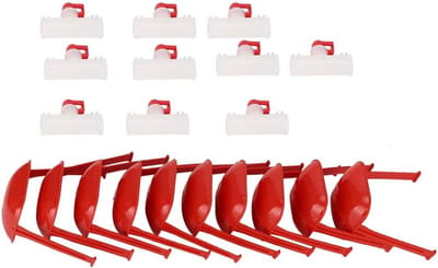 Kippen Drinkfontein - Drinknippels Gevogelte - Pluimvee Hydrateren - Automatische Waterafgifte - 10 stuks - Wit