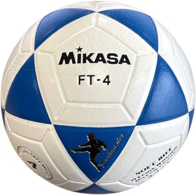 Voetbal Mikasa FT-4 Goalmaster Maat 4 Blauw - Wit