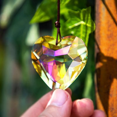 Achilles Prisma Decoratie - Ophanger - Crystal Glazen Prisma Hanger - Opknoping - Tuin Artikelen