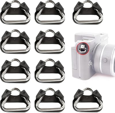 Camera Ringen - Adapter Clips - Camera Bevestiging - Roestvrij Staal - 10 Stuks