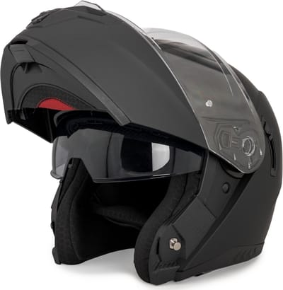 VINZ Pasco Motorhelm / Scooterhelm - Systeemhelm & Brommerhelm - ECE 22.06 Gekeurd - XS, S, M, L, XL & XXL - M