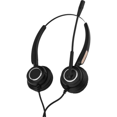 Callcenter USB-headset Lichtgewicht Ruisonderdrukkende USB-callcenterheadset met microfoon