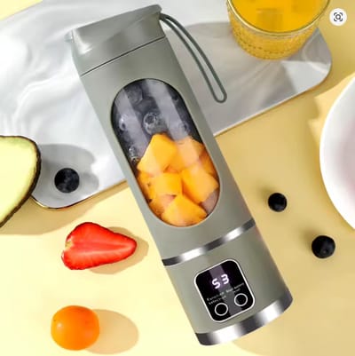 Draagbare Sapcentrifuge 450ml – Elektrische Mini Blender – Oplaadbaar via USB – Voor Smoothies & Shakes
