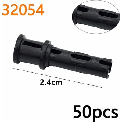 MOC Boutpen met Friktie Pen Dwarsas Technische Bouwstenen DIY Connector Stenen voor 2780 3673 77765 32556
