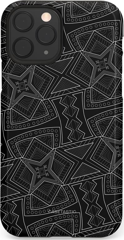Casetastic Hoesje Geschikt voor Apple iPhone 11 Pro - Stijlvolle Beschermende Duo-layer Case - Afrikaanse kunst