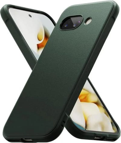 Ringke Onyx | Hoesje Geschikt voor Google Pixel 9a | Back Cover Flexibel TPU | Militaire Standaard | Groen
