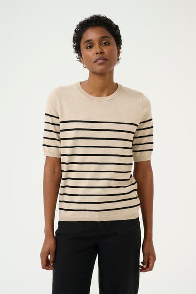 Kaffe KAlizza Striped Knit Dames Trui - Maat S