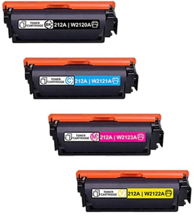 Toner geschikt voor HP 212A | 1x Multipack geschikt voor HP Color LaserJet Enterprise M554dn - M555dn - M555x - MFP M578dn - M578f - Flow MFP M578c - M578z
