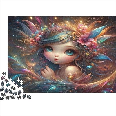 Sprookjespuzzel Meisjes - Volwassen Puzzel - Ontspanning Thuis - Gerecycled Materiaal - 1000 Stukjes - Kleurrijk