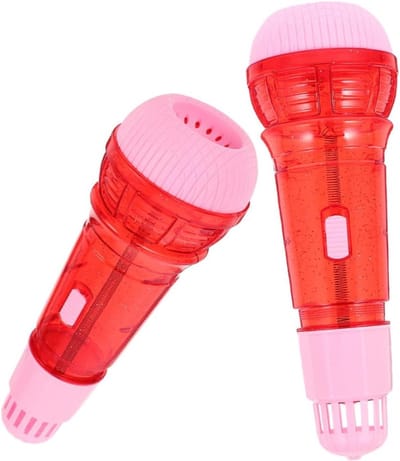 Echo Microfoon Speelgoed - Kinder Microfoon - Muziek Leren - Fysiek Echo Principe - 25 cm Lengte - Multicolor