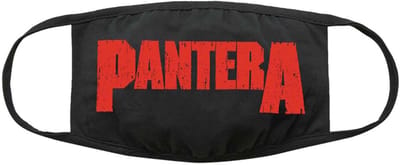 Zwart Pantera Masker met Logo