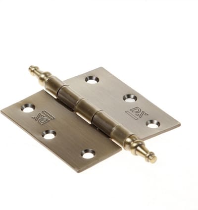 i-Fix scharnier met losse pen | 76 x 76 mm | vaasknop | bronskleurig | rechte hoek