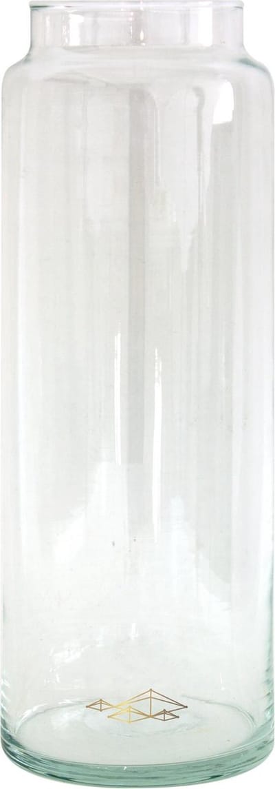 TAK Design Vaas Diamond XL - Handgemaakt - Glas - Ø10 x 30 cm - Goud