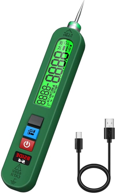 Spanningstester Pen - Detector Meetpen - Elektrische Controle - Contactloos Meten - 16 cm - Groen
