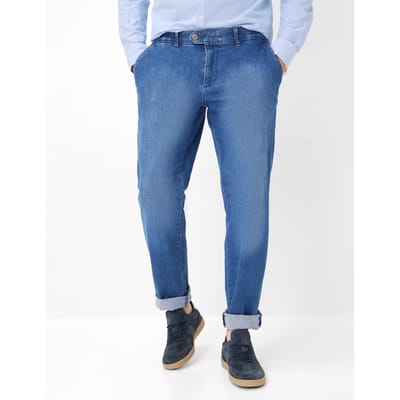 Eurex Heren Jeans  Style JIM BLUE STONE, denim blauw regular, maat 50