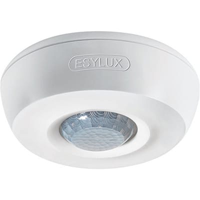 ESYLUX EB10430435 Aanwezigheidsmelder (plafond) Opbouw (op muur) 360 ° Relais Wit IP40
