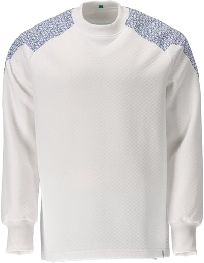 Mascot Food & Care Sweatshirt 20084-932 - wit/helder blauw - 3XL