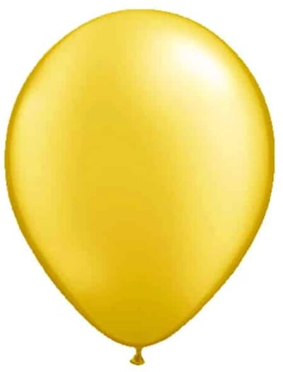 Folat - Gouden Metallic Ballonnen 30 cm - 50 stuks