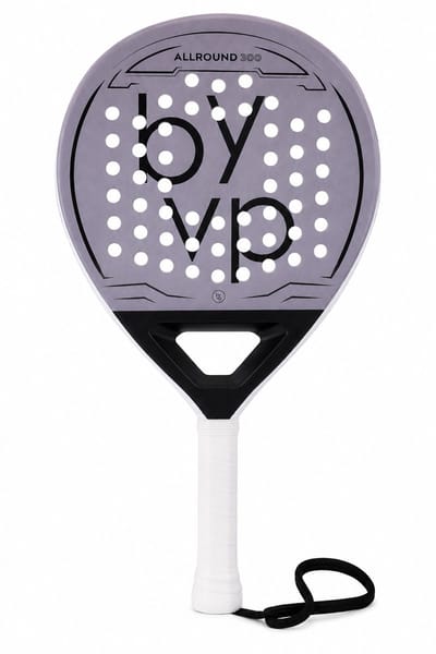 By VP Padel Racket Model 300 - Wit - Lichtgewicht Padelracket - Geschikt voor Beginners en Gevorderden