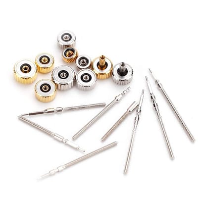 Allecto - Horlogekroonveerstangset - Horlogereparatiegereedschap - Compact en draagbaar - Polshorloge Accessoire - Duurzaam en robuust - Geschikt v...