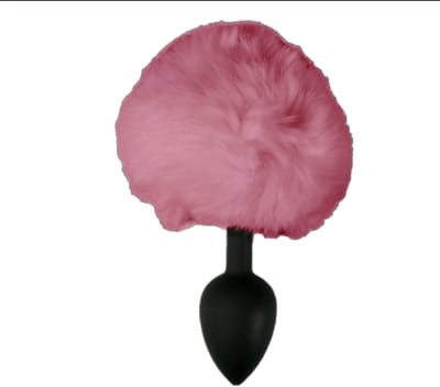 Power escorts - Donzige Plug Small - 7,2 cm x dia 3,2 cm - zwart - silicone - BR131S