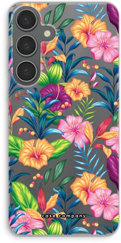 Case Company® - Hoesje geschikt voor Samsung Galaxy S24 Plus hoesje - Tropisch 2 - Soft Cover Telefoonhoesje - Bescherming aan alle Kanten en Schermrand