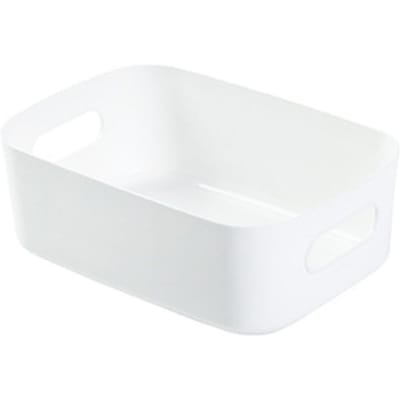 Opbergmand voor bureau PP Cosmetica Opbergdoos Bureau Diversen Organizer met Handvat voor S wit