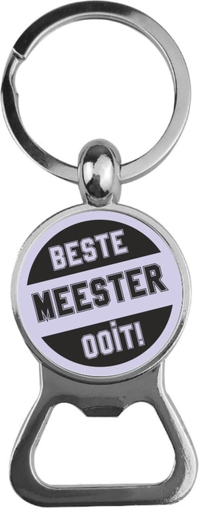 Bieropener Glas -  Beste Meester Ooit