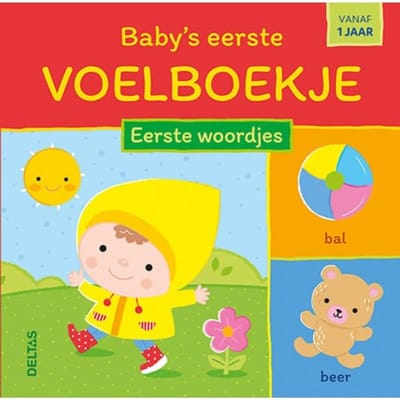 Baby's eerste voelboekje - Eerste woordjes Educatieve boeken (spelletjes en raadsels)