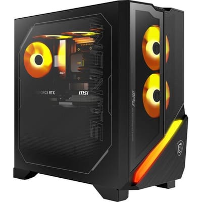 MSI MPG Infinite Z3 X3D 9NVRR7-848EU AMD Ryzen™ 7 9800X3D 32 GB DDR5-SDRAM 1 TB SSD NVIDIA GeForce RTX 5070 Ti Windows 11 Home Desktop-pc Zwart