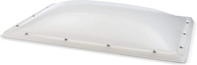 Domelite lichtkoepel dubbelwandig- opaal 0400 x 0700 mm