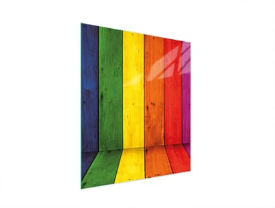 TMK ArtDeko - Snijplank van gehard glas - 45x52 cm - Kleurig