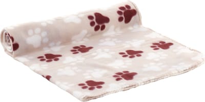Flamingo Esma - Deken Honden;katten - Fleece Deken Esma Beige Poot 100x150cm - 1st - 131384 - 1st