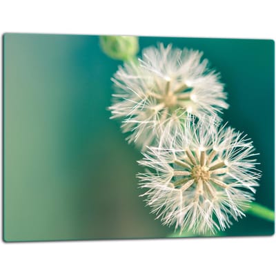 TMK ArtDeko - Snijplank - Glas - 52x40cm - Motief: Dandelion