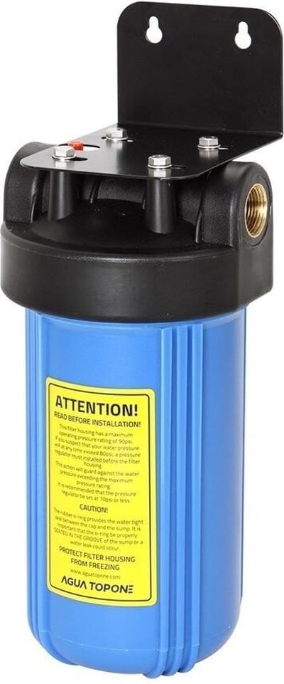 Waterzuivering en water ontharder in één filtersysteem 10" / 30 liter per minuut