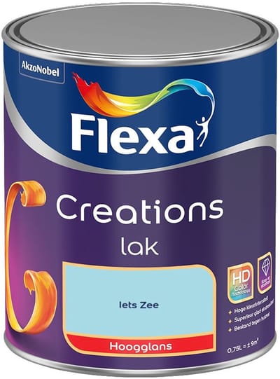 Flexa - Creations Lak Hoogglans - Iets Zee - Mengverf - 750 Ml