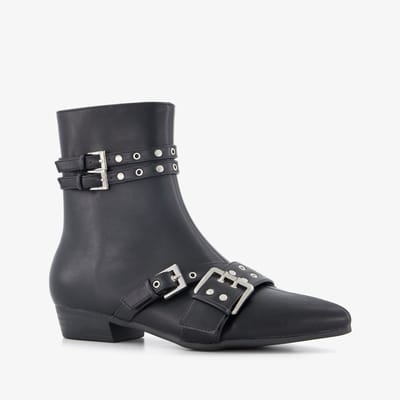Nova dames biker boots zwart - Maat 36