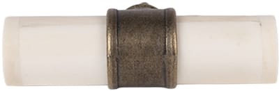 Clayre & Eef Deurknop 6 cm Beige Metaal
