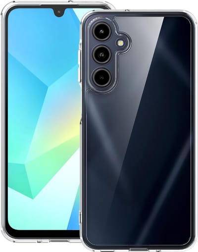 Hoesje geschikt voor Samsung A16 Transparant - Doorzichtig Case Geschikt voor Samsung A16 - Geschikt voor Samsung A16 Hoesje Transparant - Extra verhoogd camera bescherming