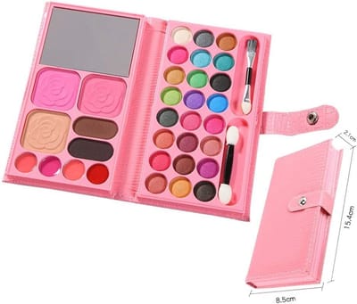 Kindermake-up set voor meisjes - Wasbare, veilige en niet-giftige cosmetica voor rollenspel en speciale gelegenheden