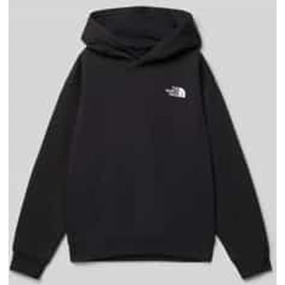 Oversized hoodie met logostitching, model 'Teen'